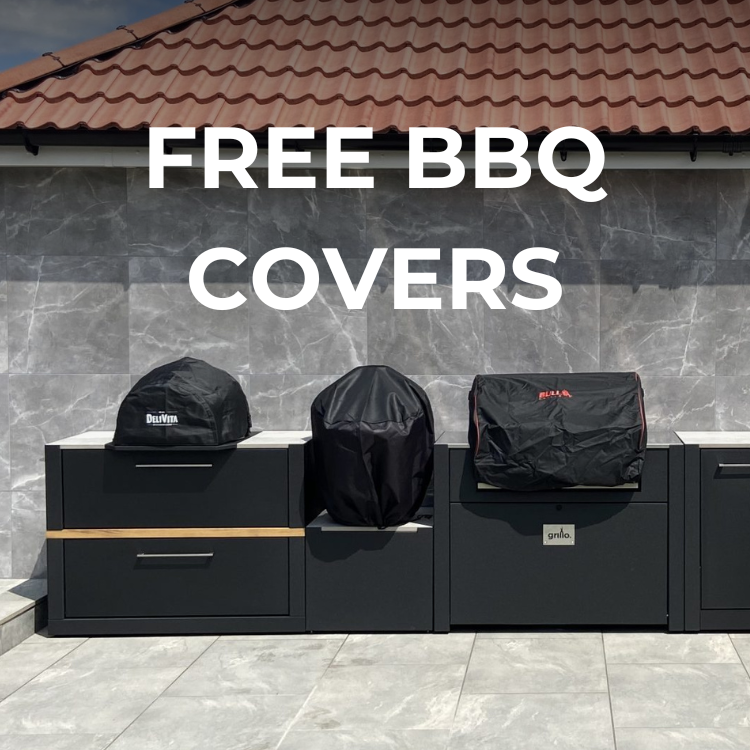 Free BBQ covers for Grillo Outdoor kitchen