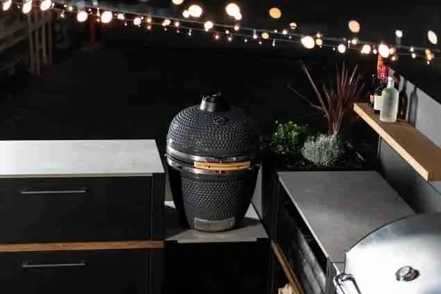 Grillo gusto in studio with fairy lights in the background