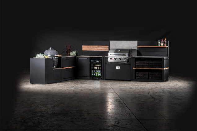 Built in BBQ