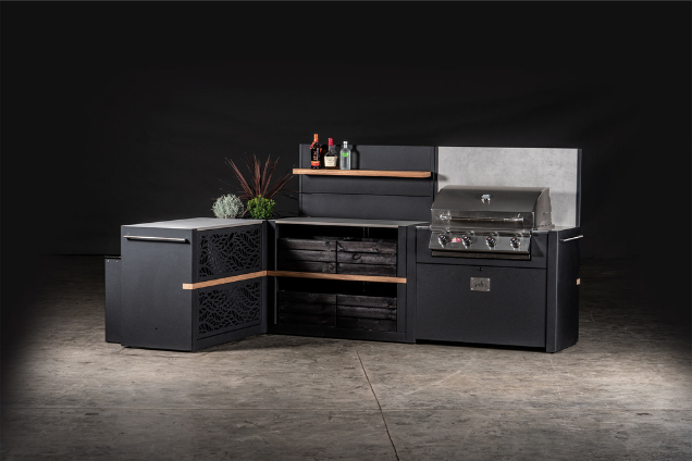 Built in BBQ