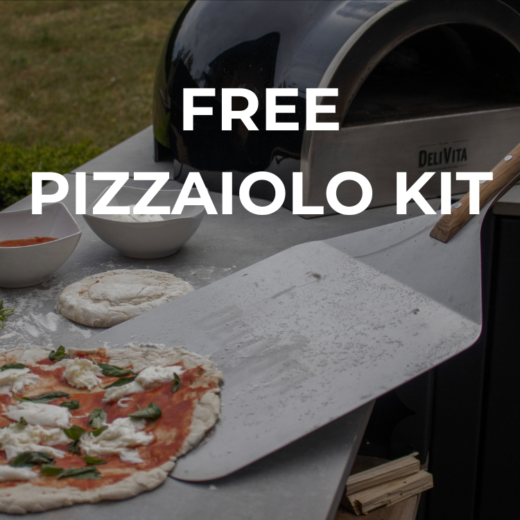 Grillo offers for beautiful outdoor kitchens. Free Pizzaiolo Kit.