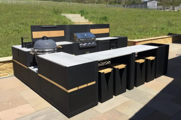 Outdoor kitchen in Bradstock, Dorset