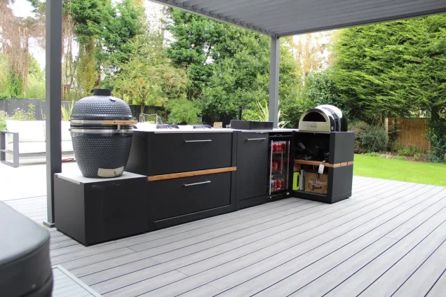 Outdoor kitchen in Caldy, Wirral
