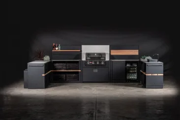 Vantage Kitchen Layouts Grillo Outdoor Kitchen | Layout U1100