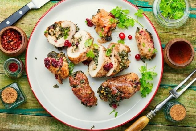Christmas Turkey Roulade