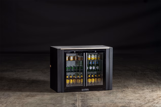 double fridge unit in studio