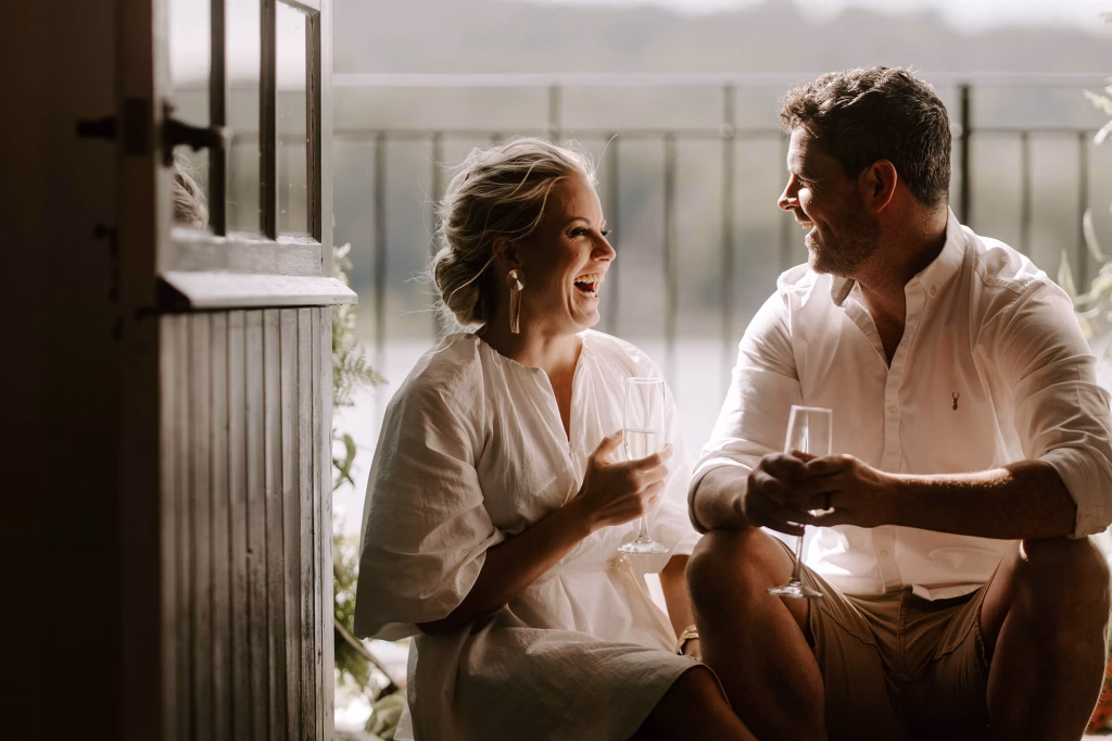 people in honeymoon suite at town head estate