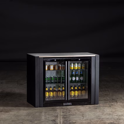 element double fridge cabinet